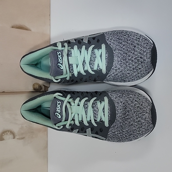 Asics Womens Gel Exalt 4 T7E5N Gray Teal Running Shoes Sneakers Size 8 - Picture 3 of 9